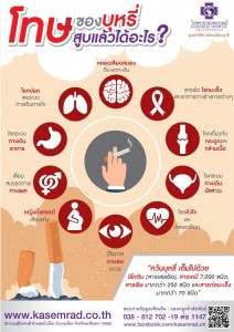 โทษของบุหรี่ สูบแล้วได้อะไร Image 1