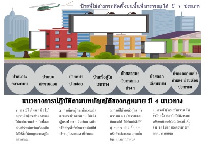 การติดป้ายโฆษณาลุกล้ำในที่สาธารณะ Image 1