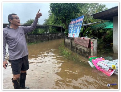 ลงพื้นที่ติดตามสถานการณ์ระดับน้ำแม่น้ำวัง ... Image 6